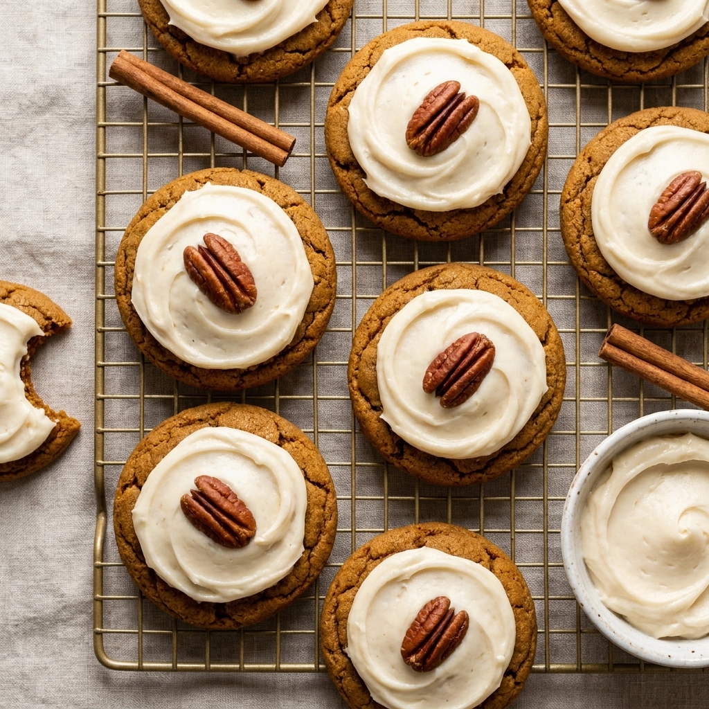 Chewy Pumpkin Spice Molasses Cookies with a Warm Autumn Glow | Fall Baking Ideas