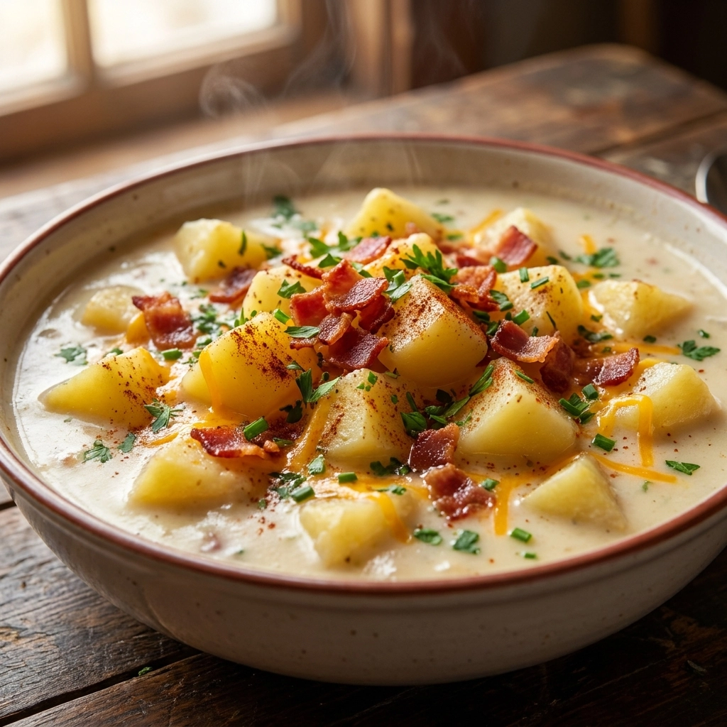 Hearty Great Depression Era Potato Soup: A Budget-Friendly Classic | Easy Potato Soup